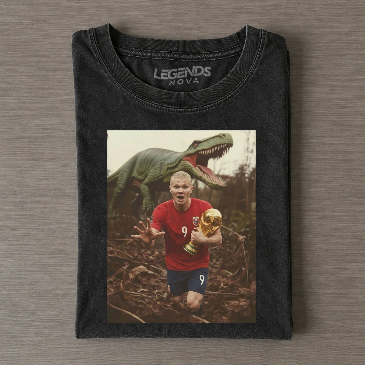 Norway Haaland Funny Vintage Tee