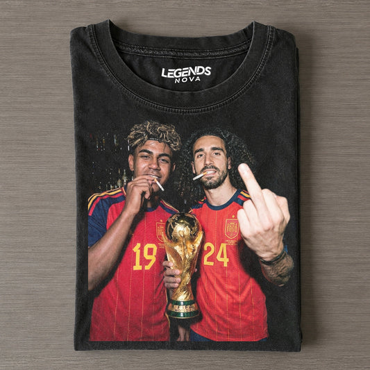 Lamine Yamal & Marc Cucurella 2026 Champion Tee