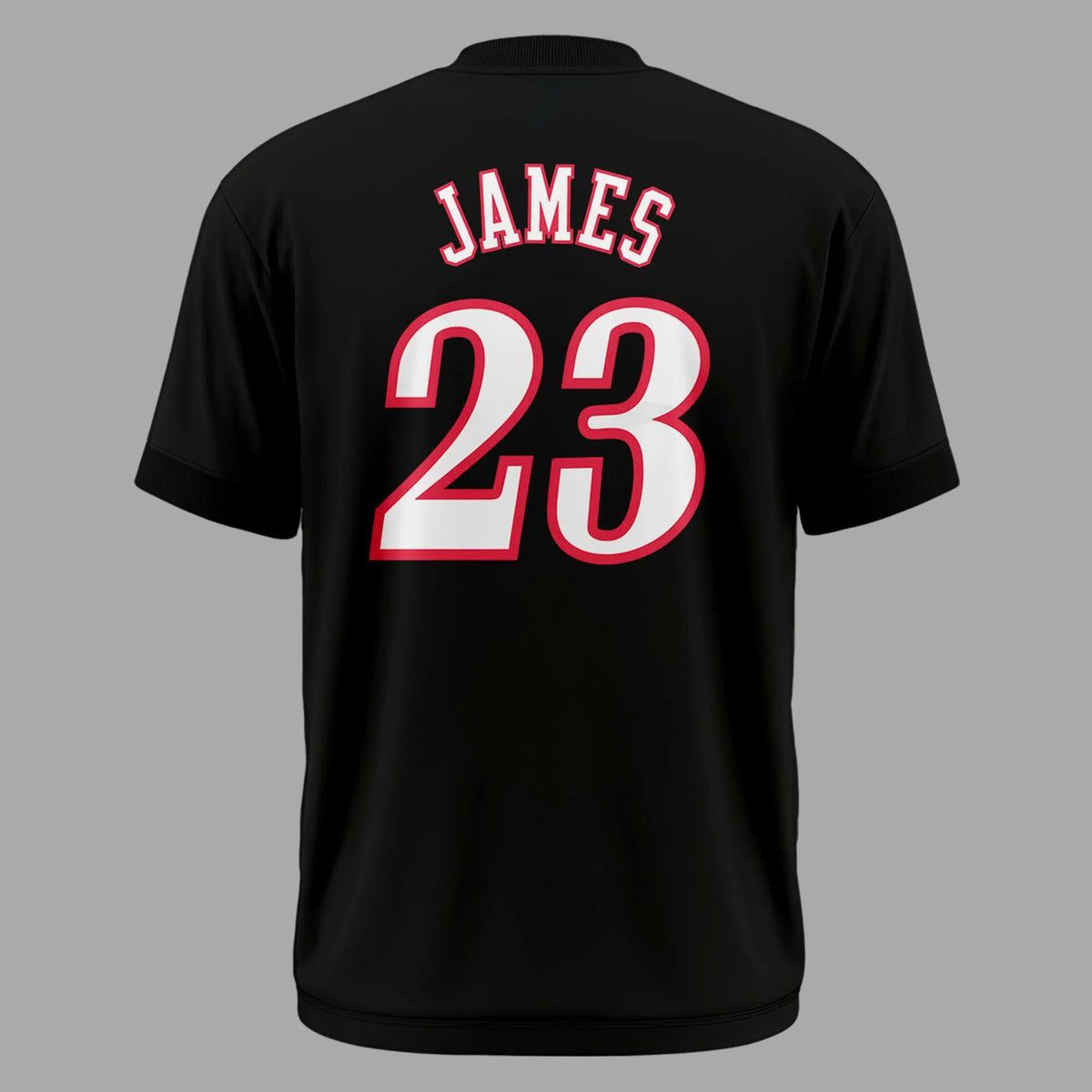 Black LeBron James x Philadelphia 76ers Logo T-Shirt